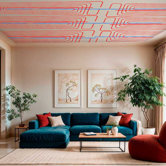 Il Riscaldamento a soffitto: funzionamento e vantaggi Il riscaldamento a soffitto