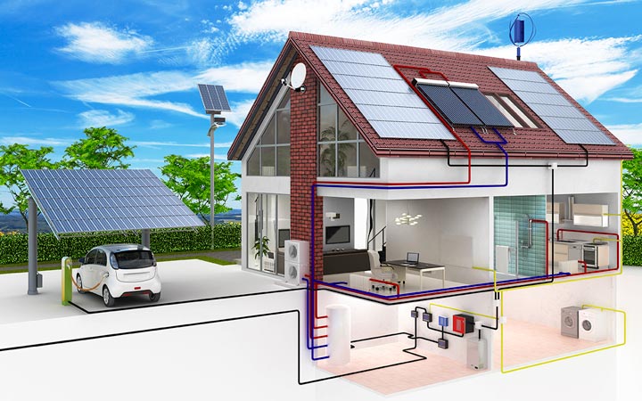impianto fotovoltaico con pompa di calore